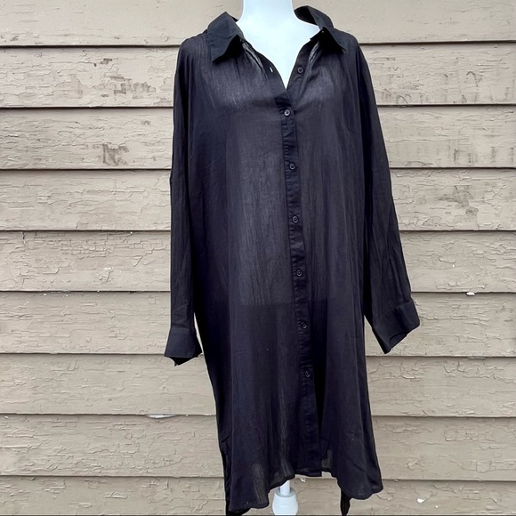 NWT! Swimsuits for All Shea high-low button cover shirt! - Picture 3 of 6